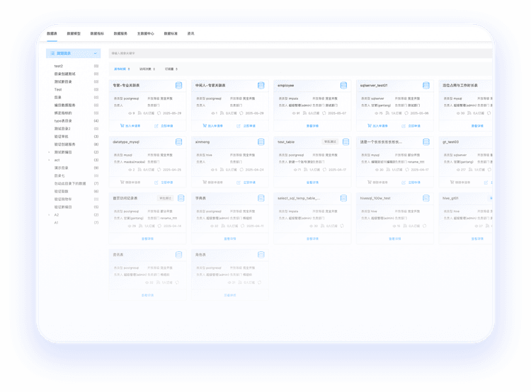 全域数据资产可视化