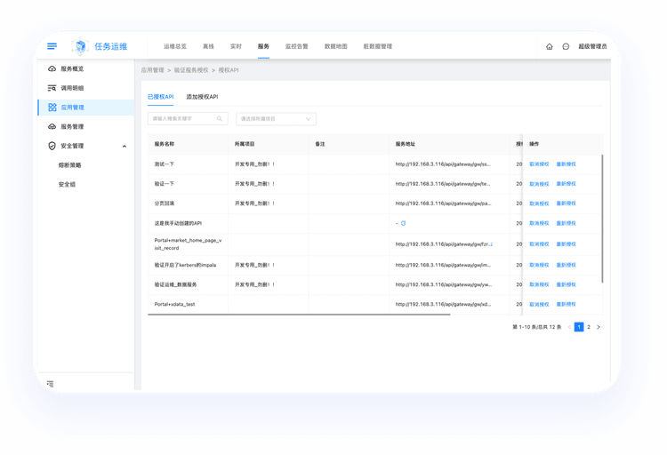 零代码数据服务化